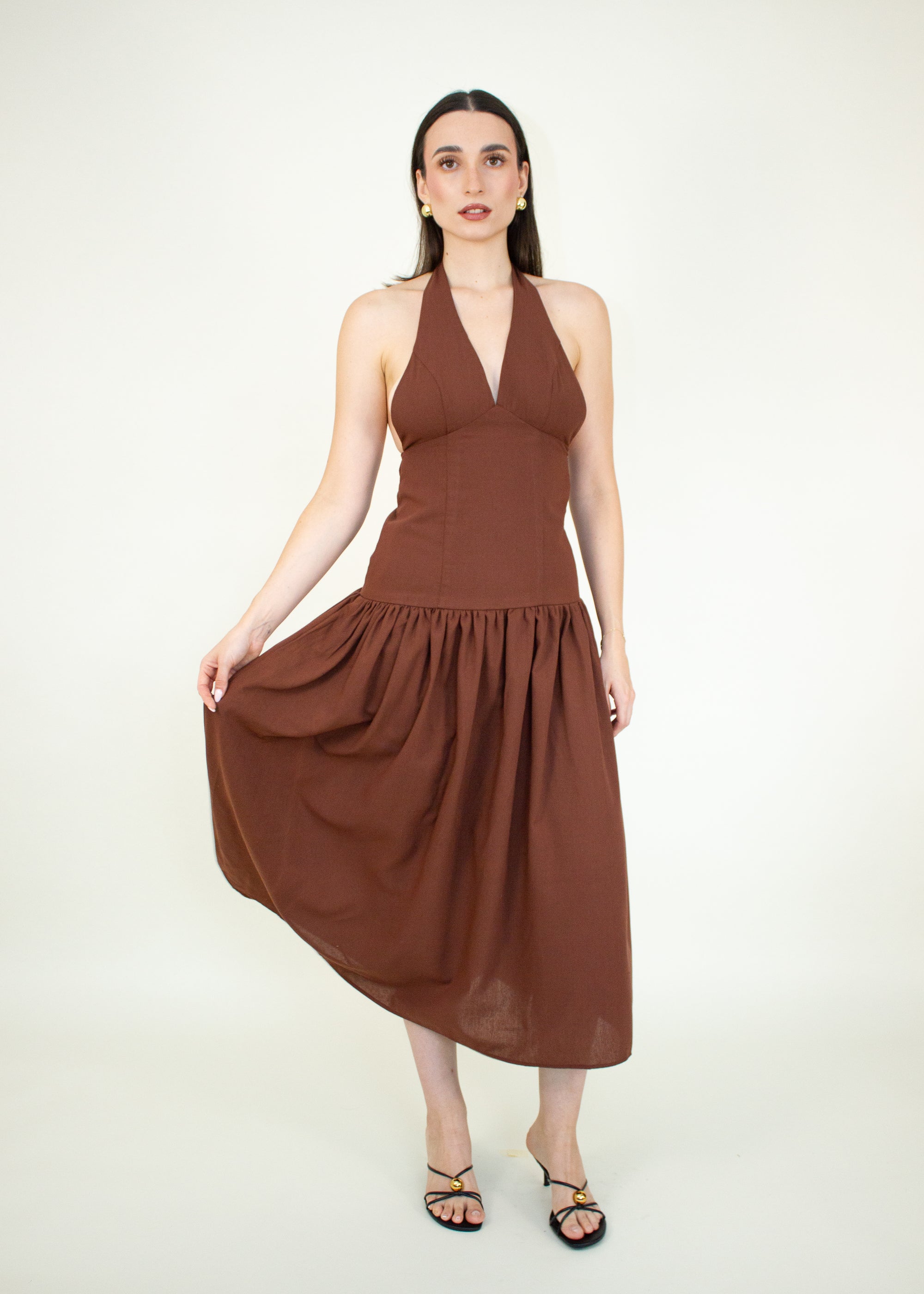 Andrea Halter Dress